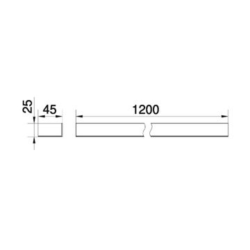 Avenarius Spiegelabdeckung 120 cm