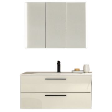 Badea Classic Badmöbel Set VEGAS 90-01 - 90,5 cm