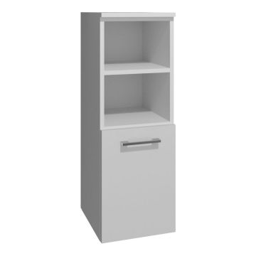 Badea Highboard 30 cm, 2 offene Fächer, 1 Auszug, inkl. Abdeckplatte