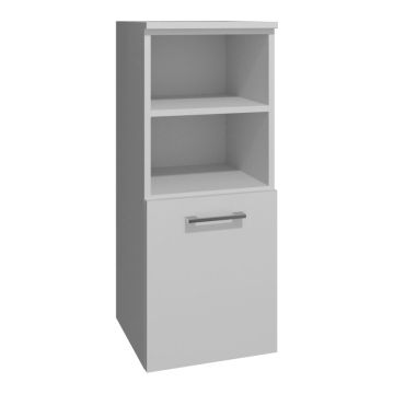 Badea Highboard 35 cm, 2 offene Fächer, 1 Auszug, inkl. Abdeckplatte