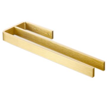 Badea Zubehör Handtuchhalter - 2-armig, Messingfarben