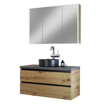 Badea Pure Badmöbel Set 17 - 100 cm