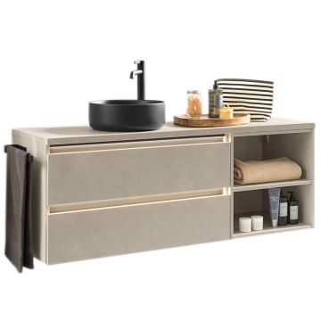 Badea Pure Badmöbel Set 28 - 140,4 cm