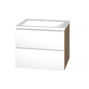 b collection b straight Waschtisch mit Unterschrank 60 cm Mineralguss-Waschtisch