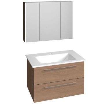 b collection b brace Badmöbel Set 80 cm Venticello Keramik-Waschtisch