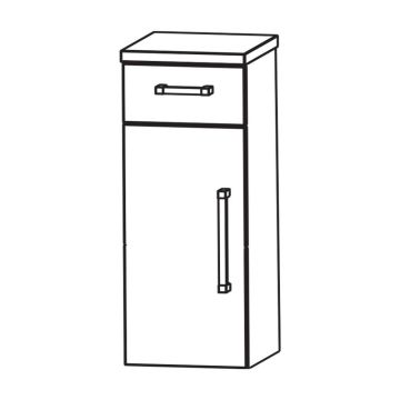 b collection b bright Highboard - 40 cm Skizze