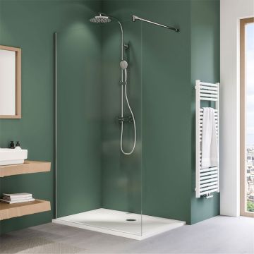 Breuer Entra Walk In Dusche - Duschwand alleinstehend 90 cm Ambiente 1