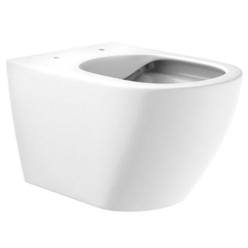 badshop.de Design Wand-WC - spülrandlos, mit verdeckter Wandbefestigung, weiß