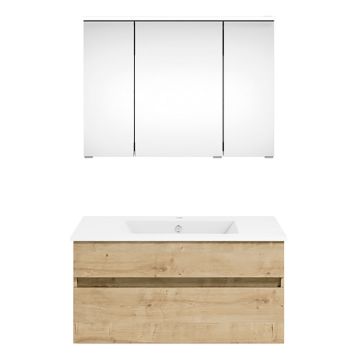 badshop.de Aurora Badmöbel Set 18 - 92 cm, Bad Set