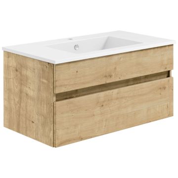 badshop.de Aurora Badmöbel Set 16 - 92 cm, Unterschrank Profilansicht