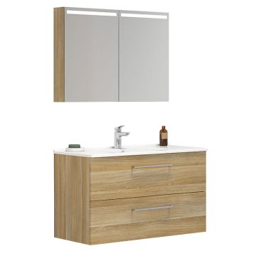 badshop.de Viva Badmöbel Set - 101 cm