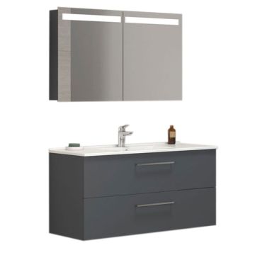 badshop.de Viva Badmöbel Set - 121 cm