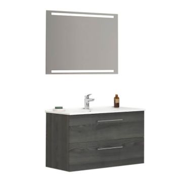 badshop.de Viva Badmöbel Set - 101 cm