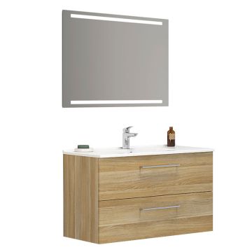 badshop.de Viva Badmöbel Set - 101 cm