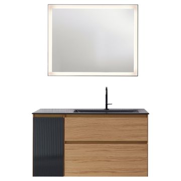 Burgbad Accura Badmöbel Set 112 cm