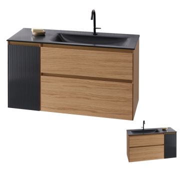 Burgbad Accura Waschtisch mit Unterschrank Set 112 cm