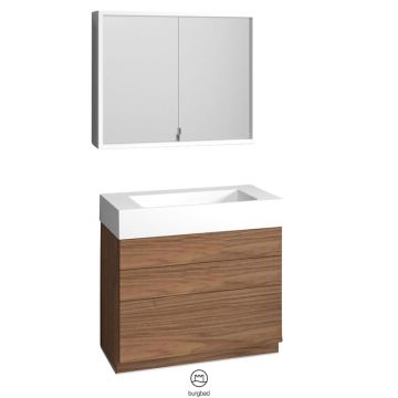 Burgbad Crono Badmöbel Set 84 cm