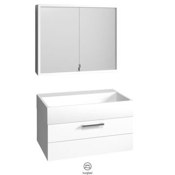 Burgbad Crono Badmöbel Set 84 cm