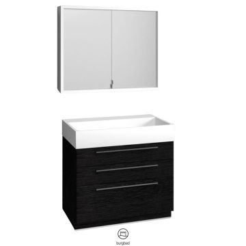 Burgbad Crono Badmöbel Set 84 cm