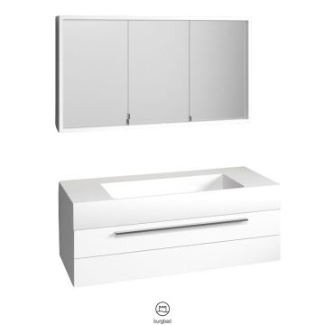 Burgbad Crono Badmöbel Set 124 cm