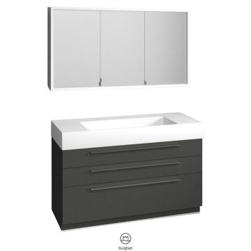 Burgbad Crono Badmöbel Set 124 cm