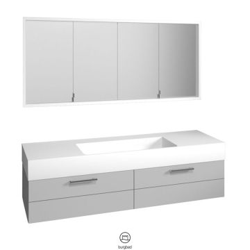 Burgbad Crono Badmöbel Set 164 cm