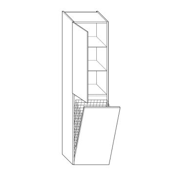 Burgbad Sinea 1.0 Hochschrank 40 cm Skizze