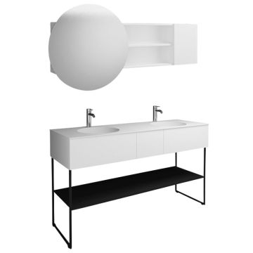 Burgbad Coco Badmöbel Set 8-1 - 150 cm links