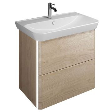 Burgbad Iveo Waschtisch mit Unterschrank beleuchtet