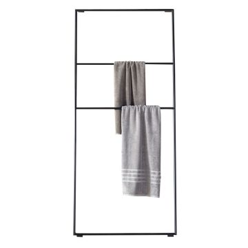 Burgbad Metallgestell Schwarz 800 mm