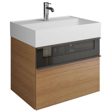 Burgbad Yumo Waschtisch mit Unterschrank - 1