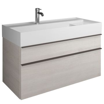 Burgbad Yumo Waschtisch mit Unterschrank - 1