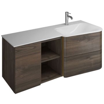 Burgbad Badu Waschtisch mit Unterschrank Set 4 - 122 cm