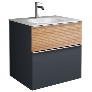 Burgbad Fiumo WTU-Set 1 - 62 cm mit Plissée