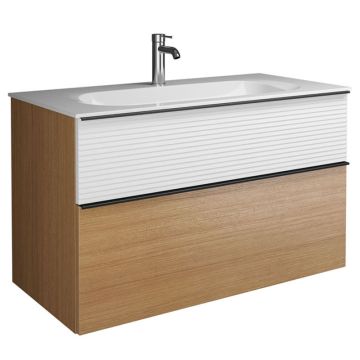 Burgbad Fiumo WTU-Set 3 - 102 cm mit Plissée