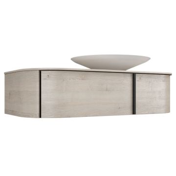 Burgbad Lavo 2.0 Aufsatzwaschtisch, Konsolenplatte, Unterschrank 101 cm