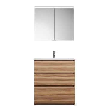 Burgbad LIN20 Badmöbel Set Set 14 - 83 cm