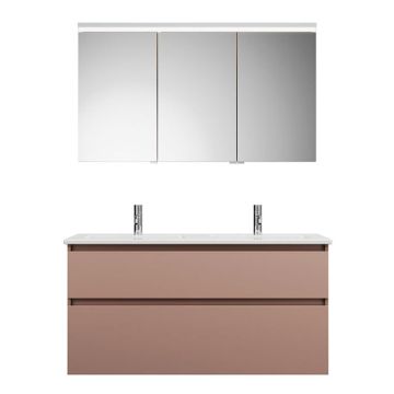 Burgbad LIN20 Badmöbel Set 123 cm Skizze