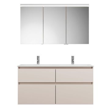 Burgbad LIN20 Badmöbel Set 123 cm Skizze