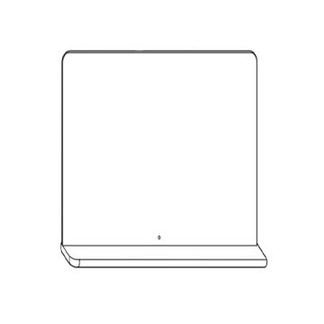 Burgbad b.me Badspiegel / Leuchtspiegel - 60 cm