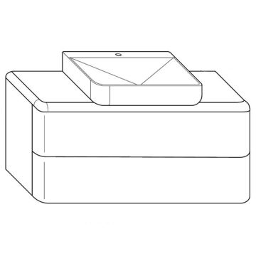 Burgbad b.me Waschtisch mit Unterschrank - 120 cm