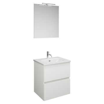 Burgbad Rocio Badmöbel Set 60 cm Weiß Matt