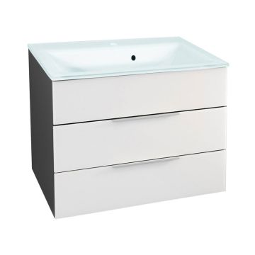 Fackelmann Kara Waschtisch mit Unterschrank Set 14 - 80 cm