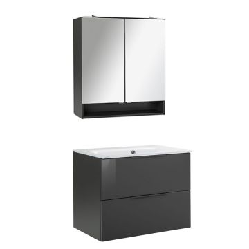 Fackelmann Luna Badmöbel Set Set 3 - 80 cm