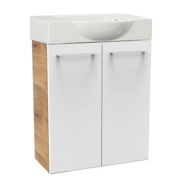 Fackelmann Gästebad Waschtisch mit Unterschrank Set 19