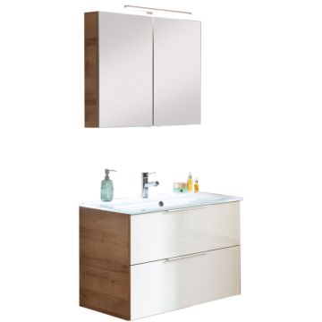 Fackelmann B.Brillant Badmöbel Set 3 - 80 cm