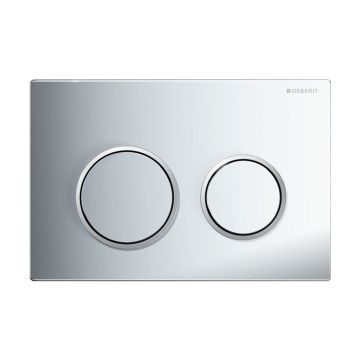 Geberit Omega20 Drückerplatte WC für 2-Mengen-Spülung