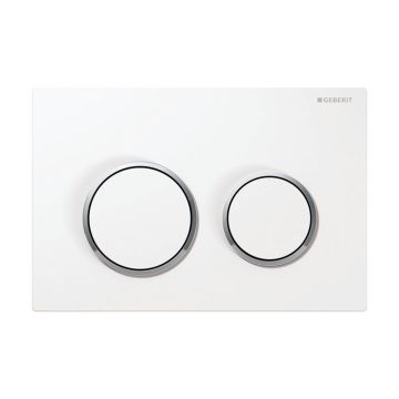 Geberit Omega20 Drückerplatte WC für 2-Mengen-Spülung