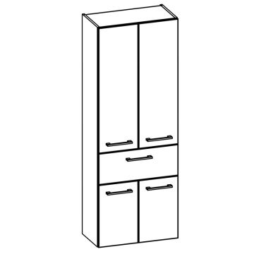 Marlin 3280cara Hochschrank - 60 cm Skizze