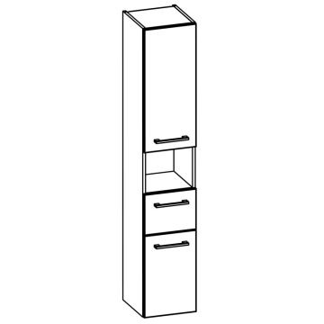 Marlin 3280cara Hochschrank - 45 cm Skizze